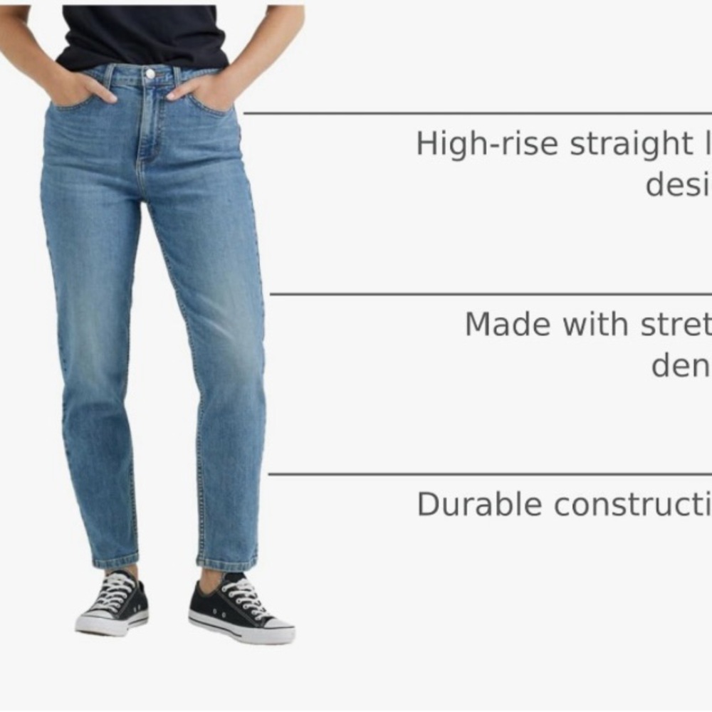Lee High Rise Blue Women's Jeans